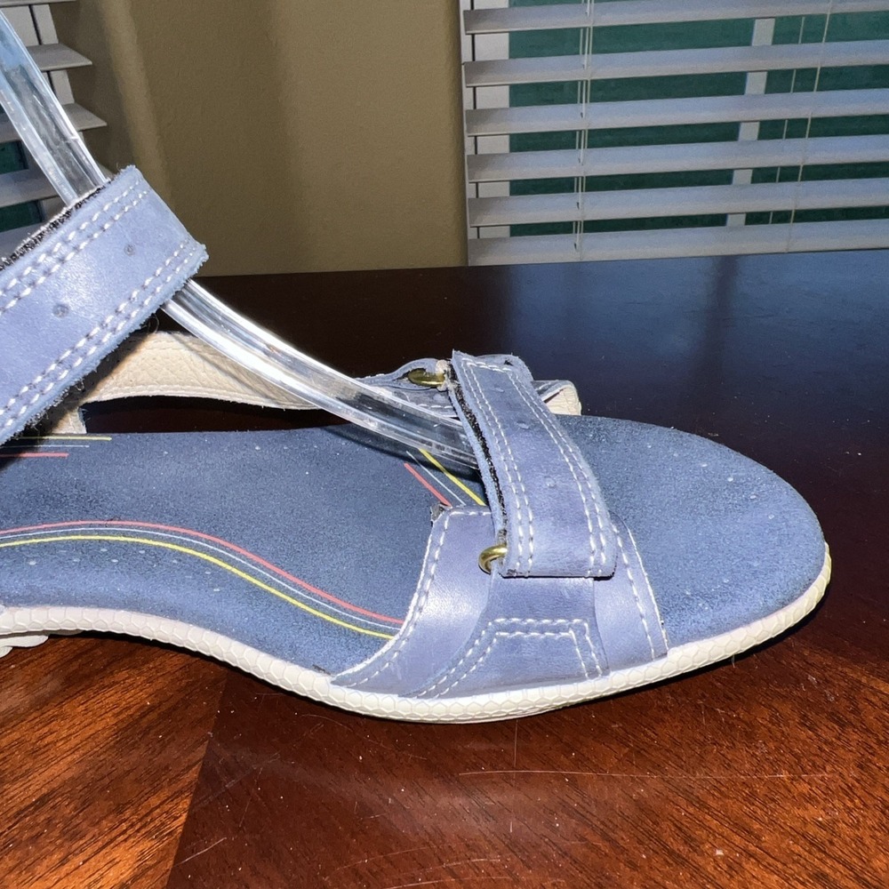 ECCO Hill Move Blue Sandals Women Sz 40 (US 9 to 9.5) Comfort Athleisure Cruise - Picture 12 of 15